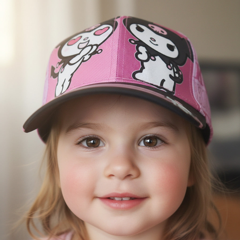 KUROMI - Cappello con Visiera da Ragazzo/Bambino Berretto da Baseball Regolabile