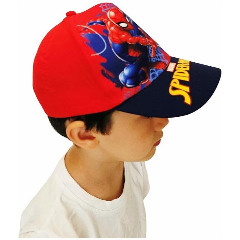 Cappello con Visiera da Ragazzo/Bambino Berretto da Baseball Regolabile SPIDER MARVEL