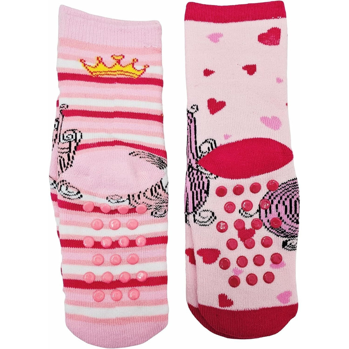 2 paia Calzini antiscivolo ufficiali Calze bambini anti scivolo UNICORNO
