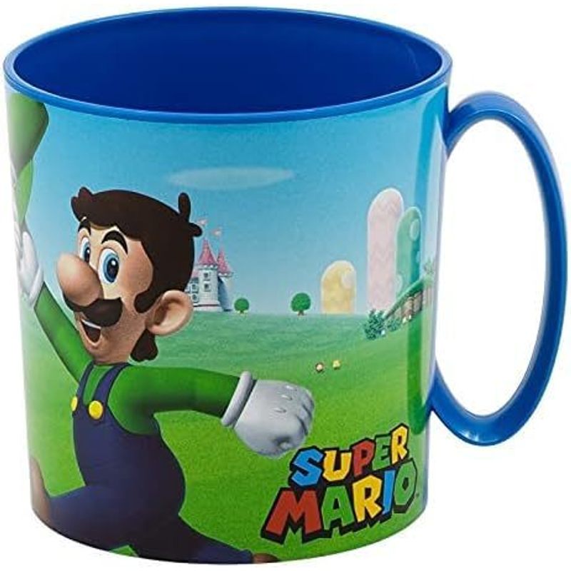 Set Merenda Colazione 2 Pezzi con Tovaglietta Ripiegabile Morbida Sottopiatto Pieghevole e Tazza Bicchiere 350ml  Microo