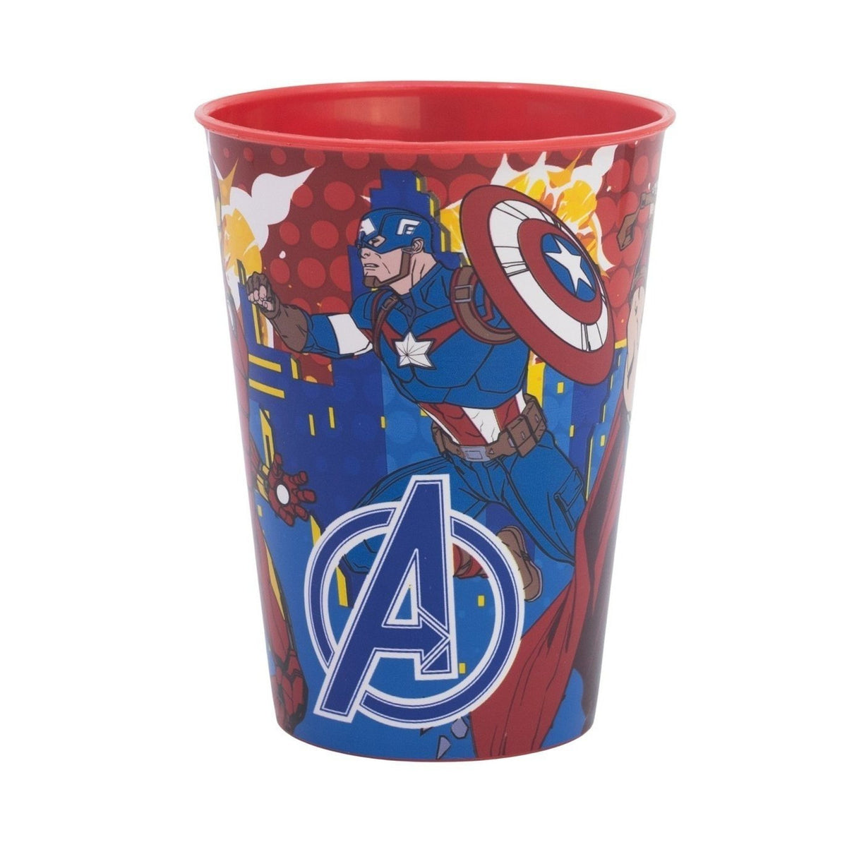 Set 2 Bicchieri per Bambini 260 ml in plastica Regalo per Ragazzi - Adatto per lavastoglie e microonde