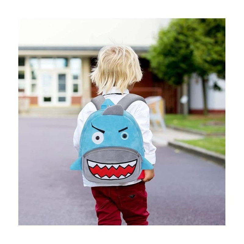 Zainetto Asilo Bambini, Zainetto Bimbo 1-3 Anni Nido Preschool Peluche 3D Animaletti Borsa Zaino Bambino Bambina Morbido Mini