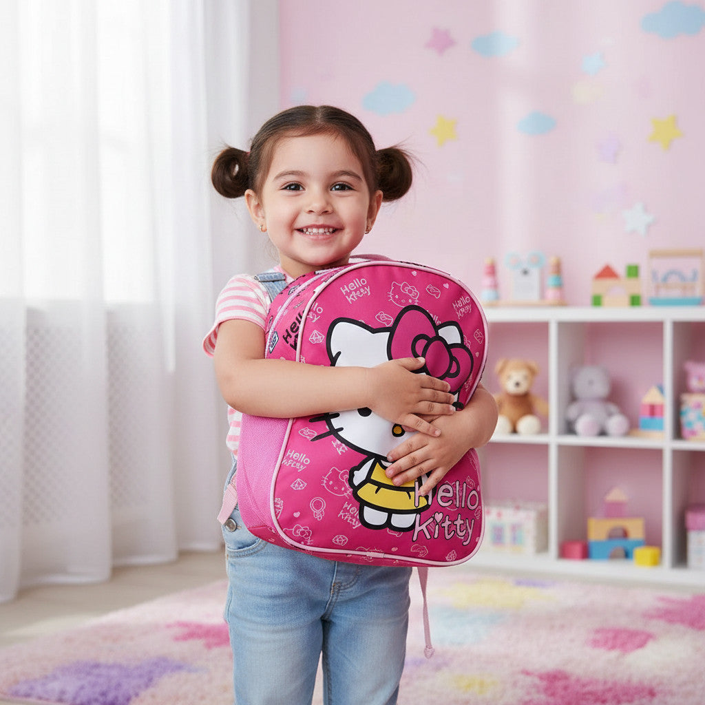 Zaino per bambini Zainetto Asilo Infanzia per la Scuola e tempo libero con chiusura lampo Hello