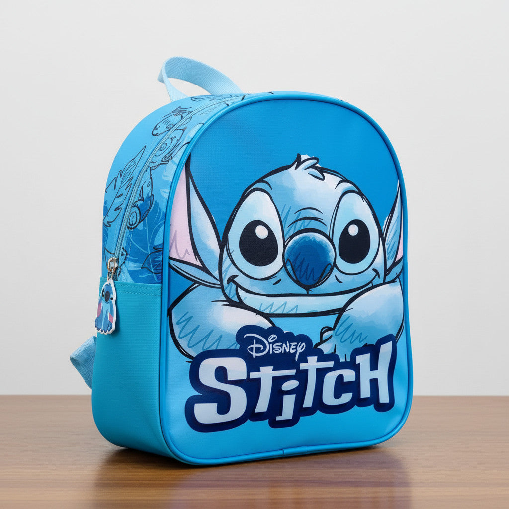 Zaino per bambini Zainetto Asilo Infanzia per la Scuola e tempo libero con chiusura lampo (per STITCH bimbo)