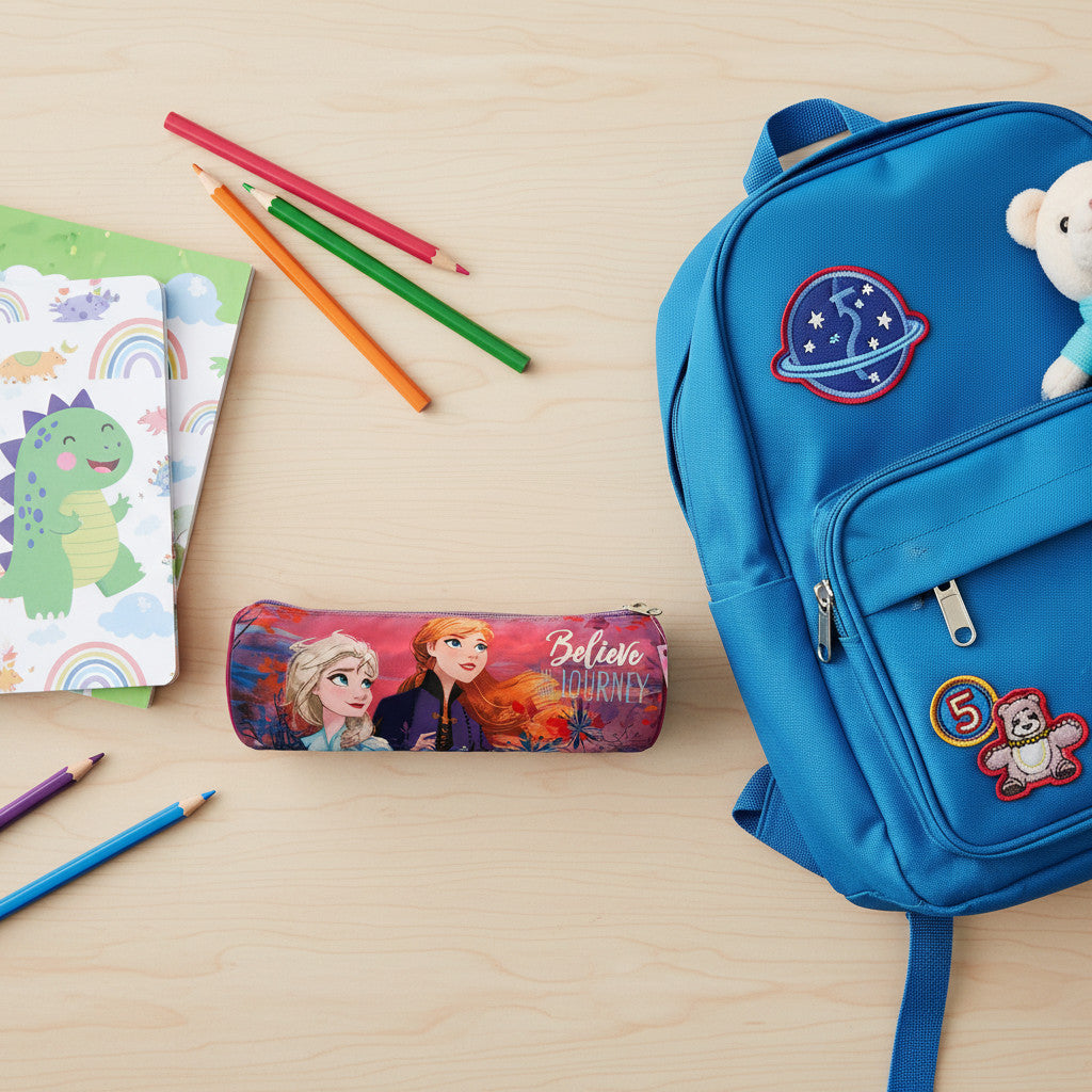 Portapenne Astuccio Borsellino Scuola e Asilo  Bambini 21x7x6cm (FROZEN)