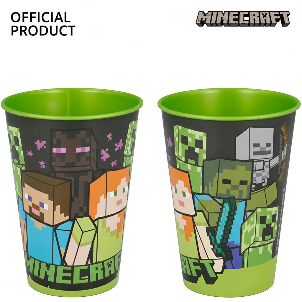 Set 2 Bicchieri per Bambini 260 ml in plastica Regalo per Ragazzi - Adatto per lavastoglie e microonde