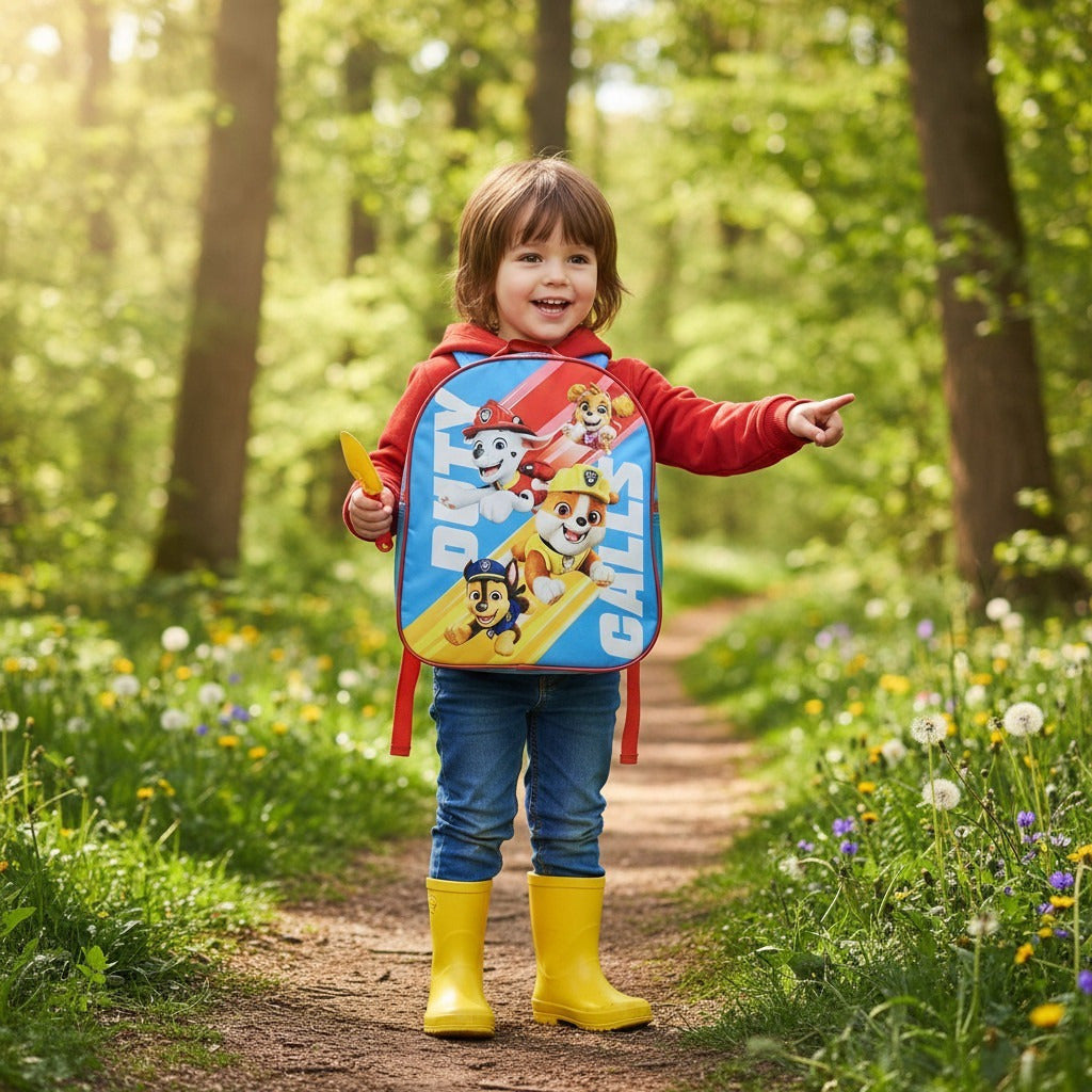 Zaino per bambini Zainetto Asilo Infanzia per la Scuola e tempo libero con chiusura lampo Cuccioli