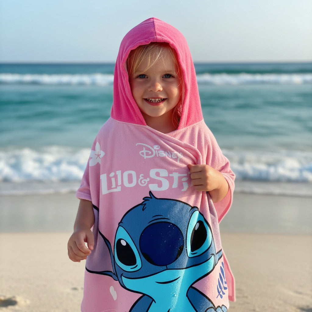 Poncho con cappuccio Asciugamano da spiaggia Mare e piscina Accappatoio in microfibra 55X90 cm asciugatura rapida, ultra