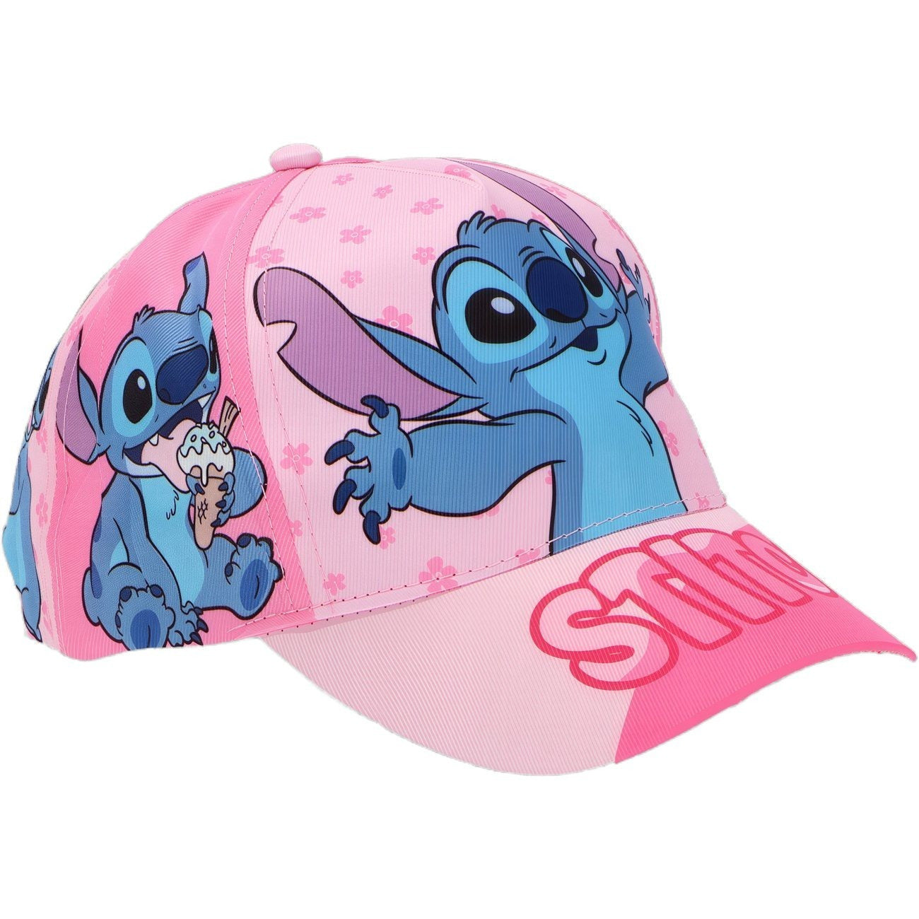 Cappello con Visiera da Ragazzo/Bambino Berretto da Baseball Regolabile Disney Stitch