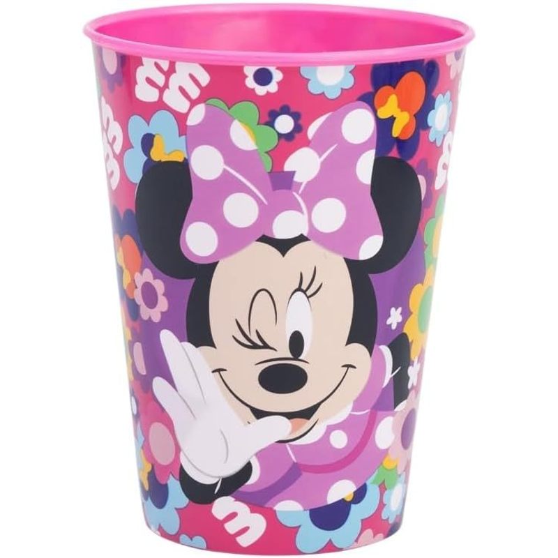 Set 2 Bicchieri per Bambini 260 ml in plastica Senza BPA Regalo per Ragazzi Topolina