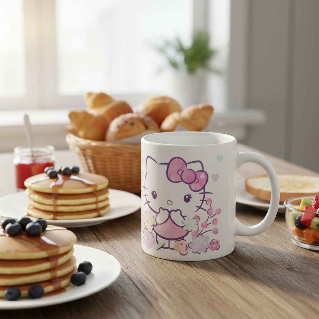 Tazza in ceramica per Bambini in confezione regalo HELLO KITTY