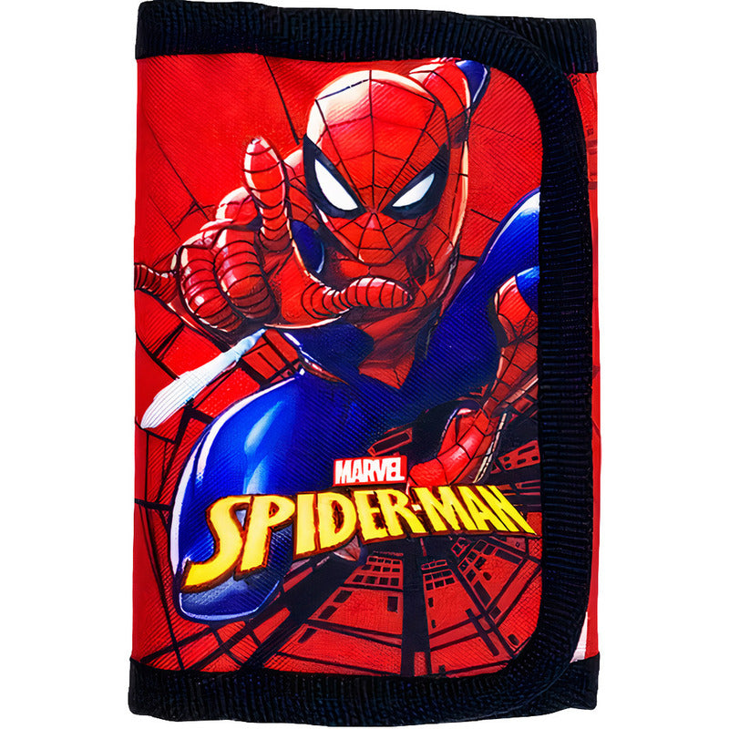 Portafoglio Spider bambini ragazzi portamonete 26x13cm