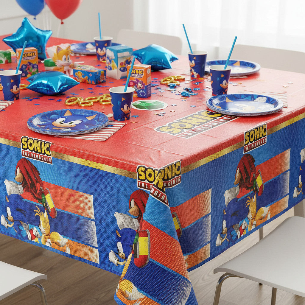 Tovaglia decorazione per compleanno dei bambini e feste a tema, Rettangolare, 120 cm x 180 cm, lavabile