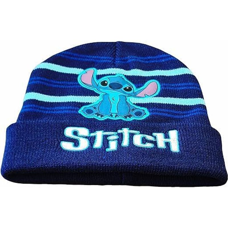 Cappello Invernale Morbido e Caldo Bambini STITCH Blu