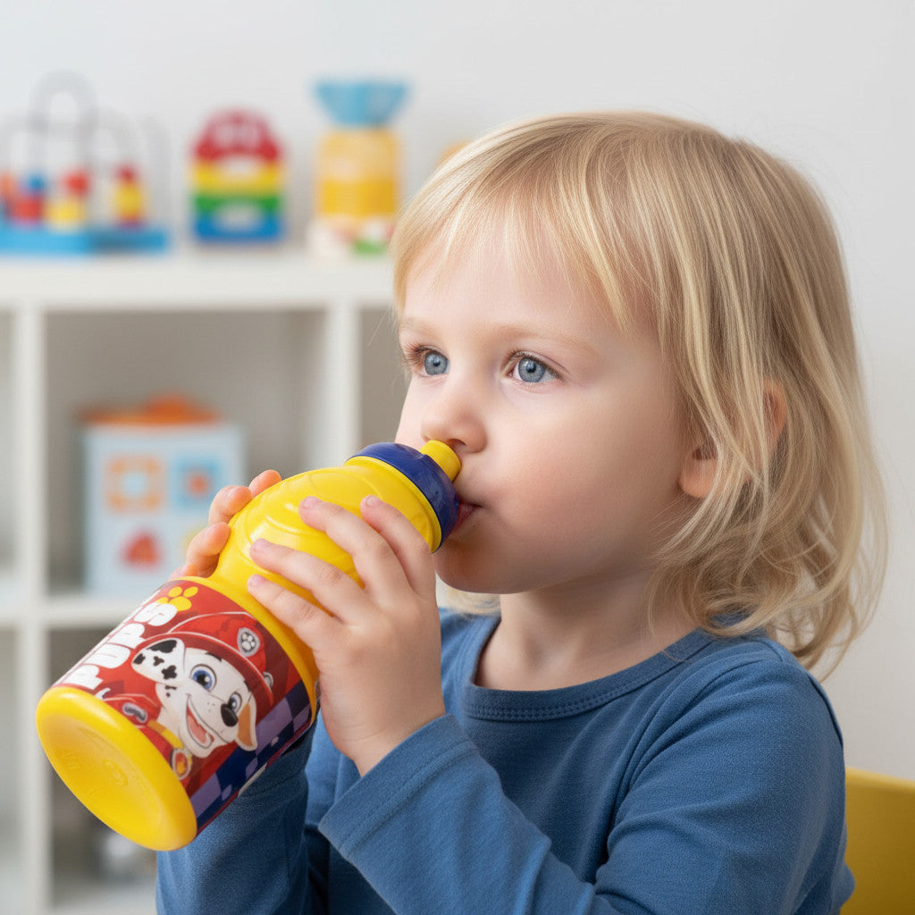 Borraccia Sport in Plastica Paw Patrol per Bambini 400ML con Beccuccio Retraibile