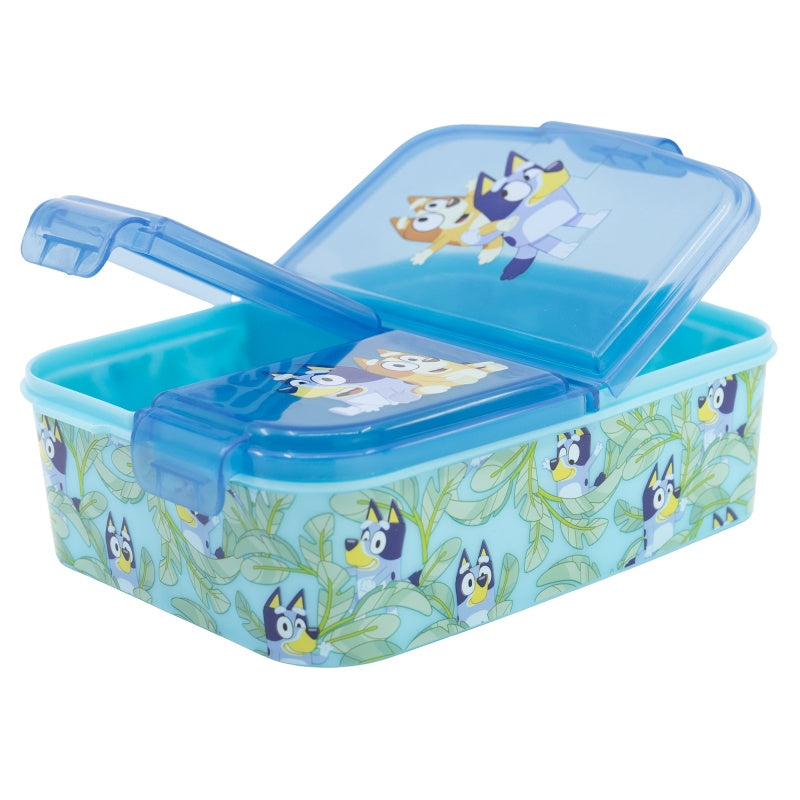 Porta Merenda Scuola con 3 scomparti Portamerenda in Plastica Bambini Pranzo Launch Box