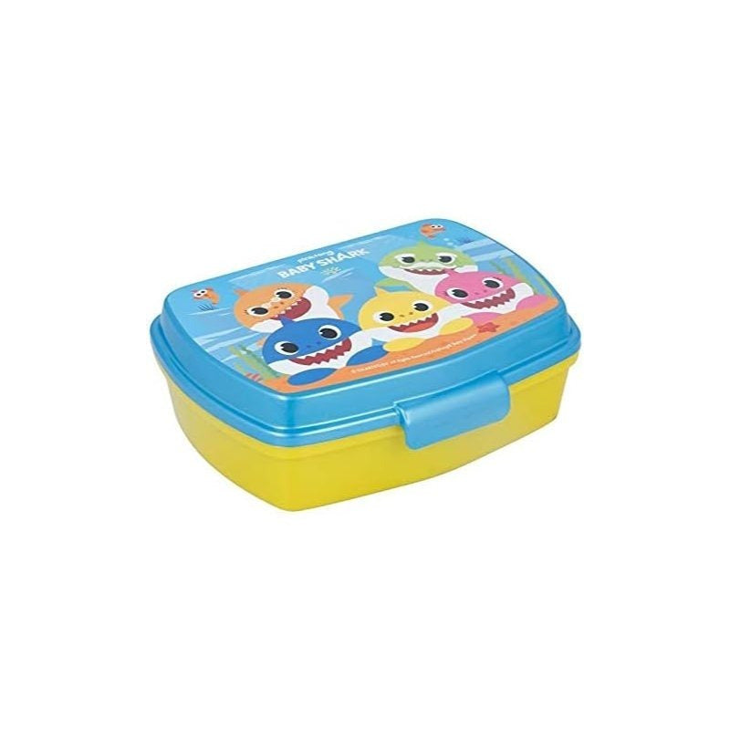 Baby Shark - Contenitore Portapranzo per Bambini, Scatola Sandwich Porta Merenda