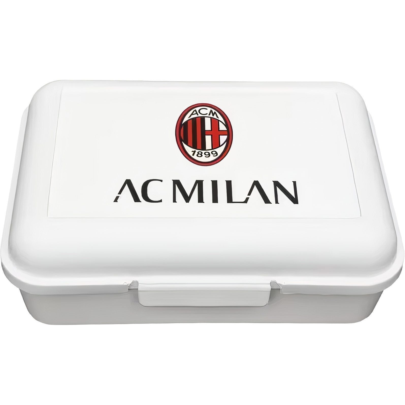 Set Regalo Cappello + Porta Merenda in confezione regalo Tifoso Senza BPA Berretto e Portamerenda per Ragazzi Prodotto Ufficiale (MILAN)