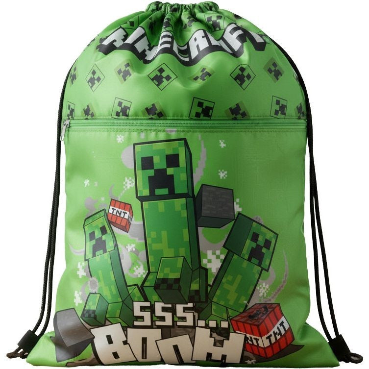 Sacca Sportiva per Bambino, Borsa Zaino per Asilo, Palestra, Piscina, Viaggio, Portascarpe Creeper