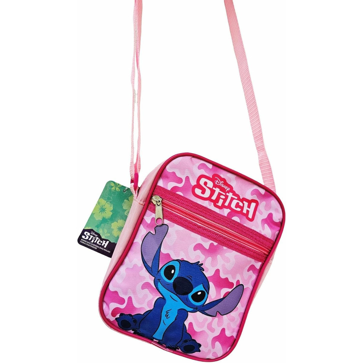 Borsello Bambino Marsupio Tracolla Ragazzo Spalla Regolabile Marsupio Viaggio Sportivo Tempo Libero Gadget Stitch