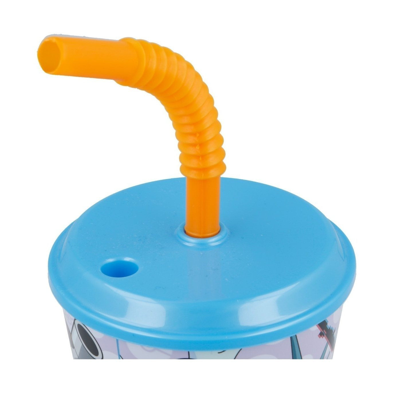 Kids' Cup Con Cannuccia e coperchio Riutilizzabile - 430 ml