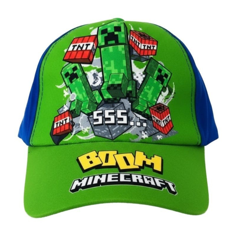 MINECRAFT - Cappello con Visiera da Ragazzo/Bambino Berretto da Baseball Regolabile