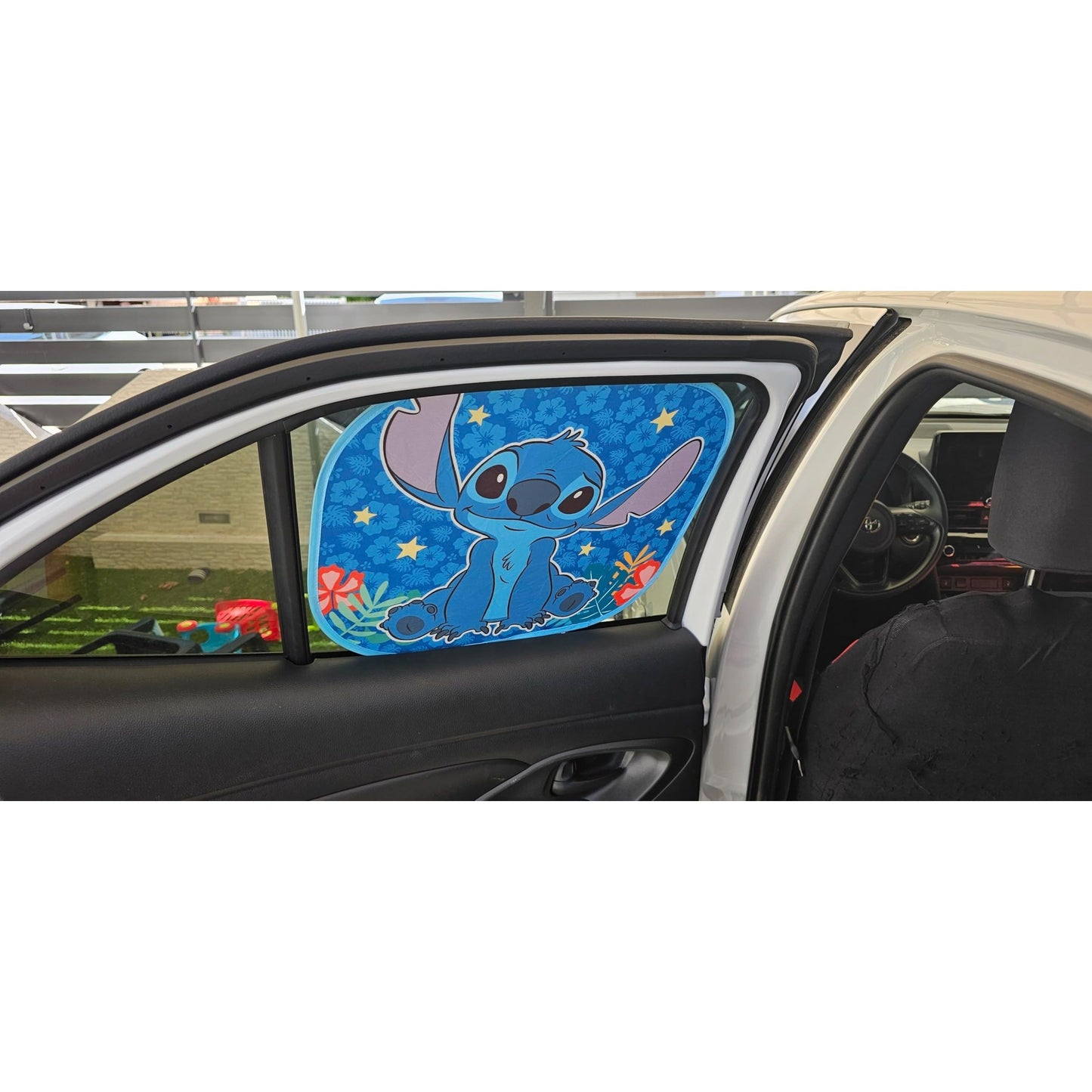 Coppia di Tendine Laterali Parasole Auto Bambini con Ventose