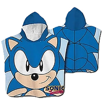 Poncho con cappuccio Asciugamano da spiaggia Mare e piscina Accappatoio in microfibra 55X90 cm asciugatura rapida, ultra morbido