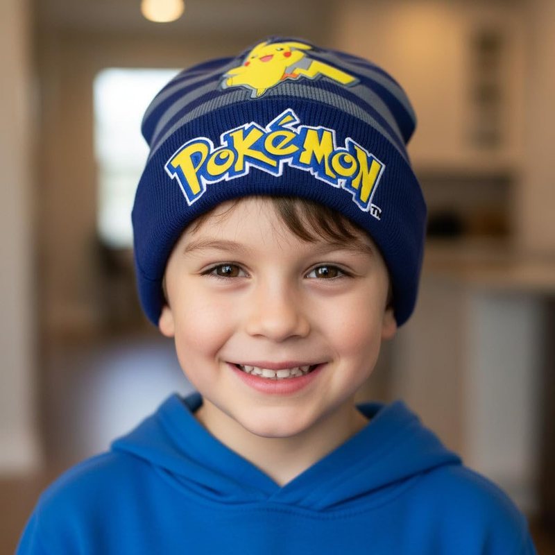 Berretto Invernale Pokemon Pikachu Bambini Taglia Unica
