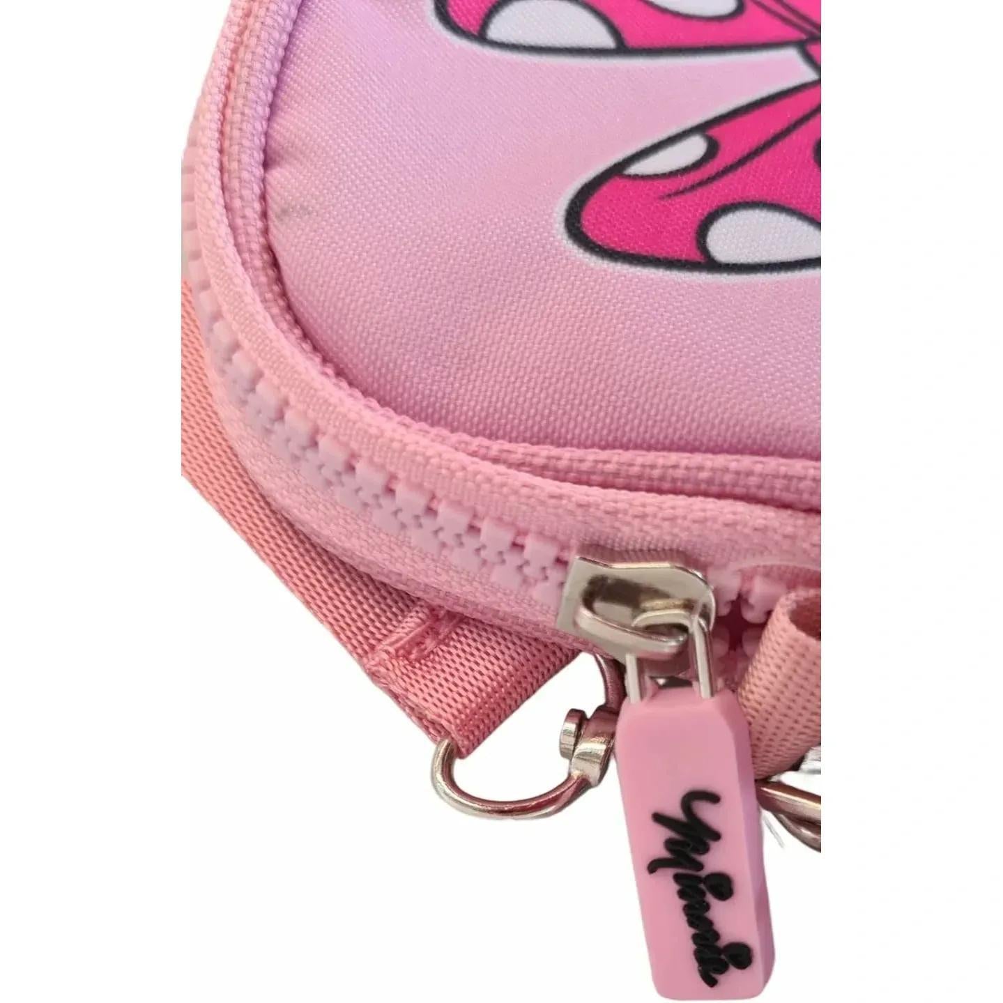 Borsello Bambino Marsupio Tracolla Ragazza Bambina Spalla Regolabile Marsupio Viaggio Sportivo Tempo Libero Gadget - Minnie Mouse