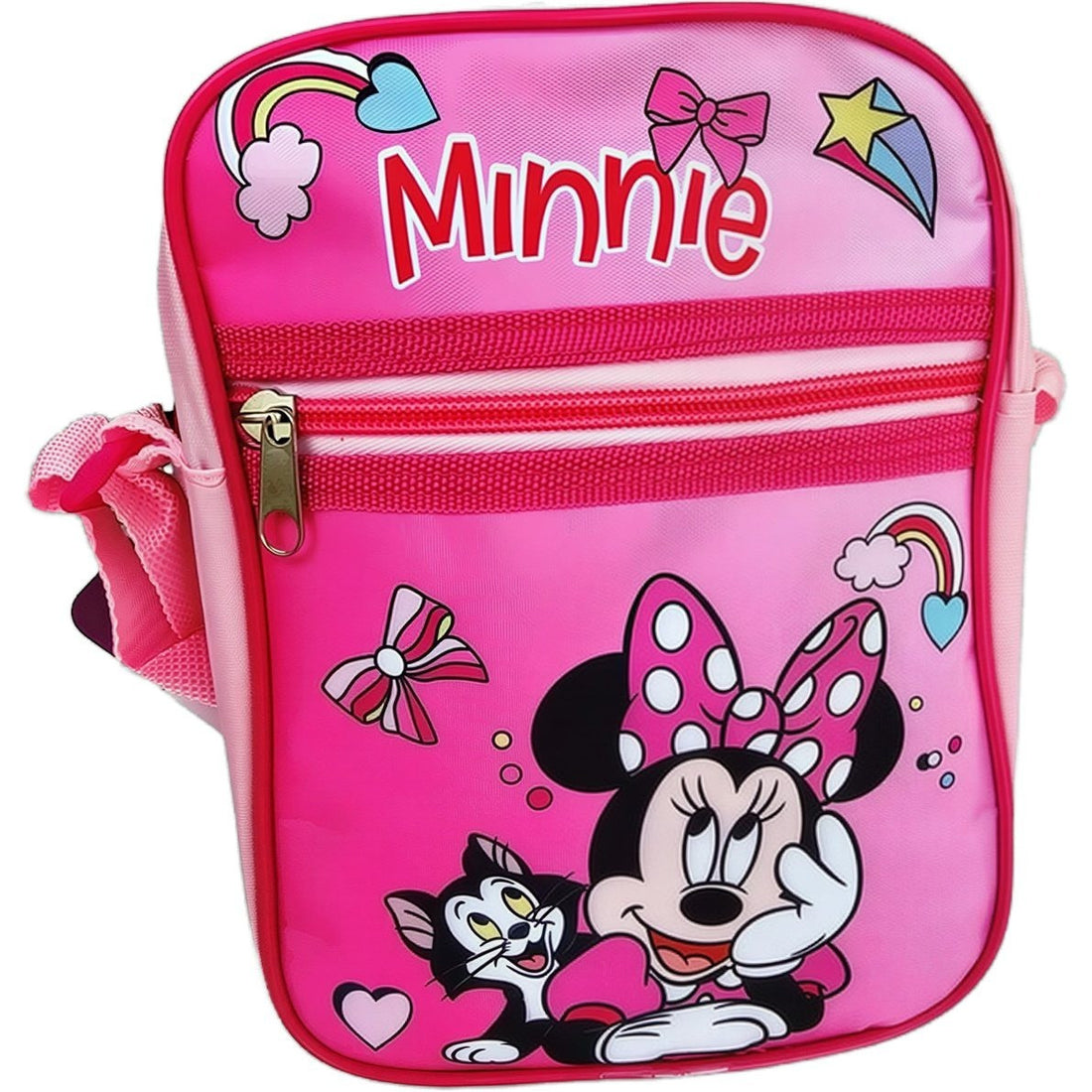 Borsello Bambino Marsupio Tracolla Ragazzo Spalla Regolabile Viaggio Sportivo Tempo Libero Gadget MINNIE MOUSE Topolina