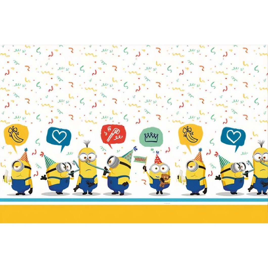 Tovaglia decorazione per compleanno dei bambini e feste a tema, Rettangolare, 120 cm x 180 cm, lavabile