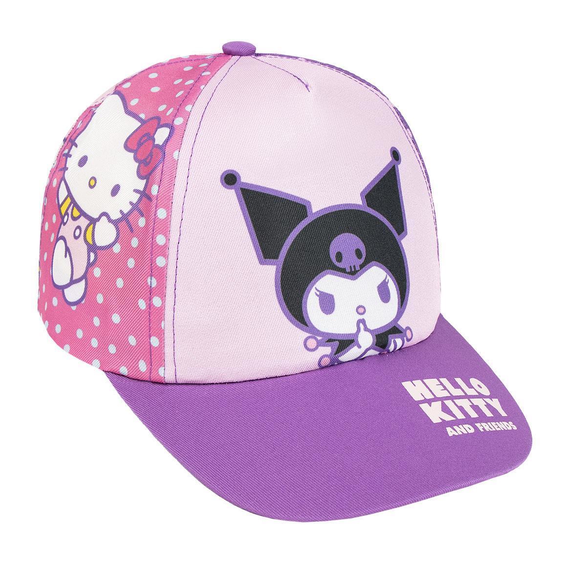 KUROMI - Cappello con Visiera da Ragazzo/Bambino Berretto da Baseball Regolabile - HELLO