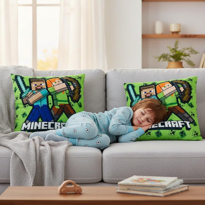 MINECRAFT - Cuscino ufficiale Arredo 40x40 cm morbido con imbottitura 100% poliestere