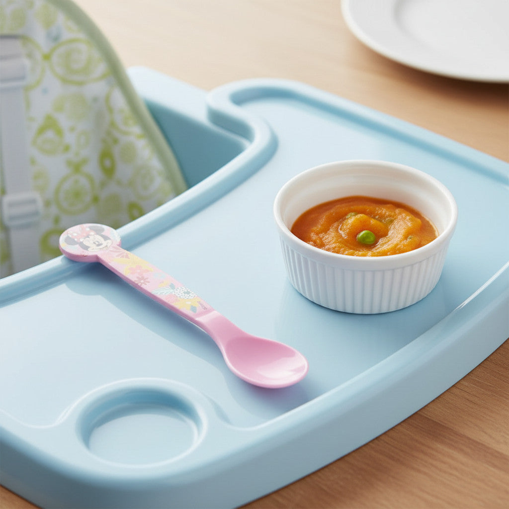 Set Posate  Bambini in Plastica Alimentare senza BPA - Forchetta e Cucchiaio Made in Spain