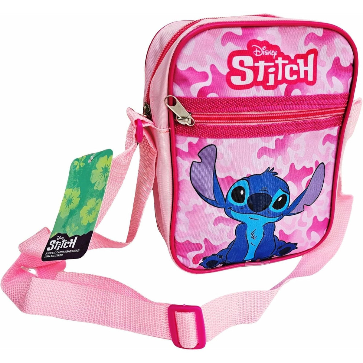 Borsello Bambino Marsupio Tracolla Ragazzo Spalla Regolabile Marsupio Viaggio Sportivo Tempo Libero Gadget Stitch