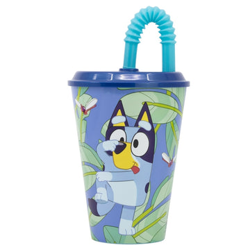 Kids' Cup Con Cannuccia e coperchio Riutilizzabile - 430 ml