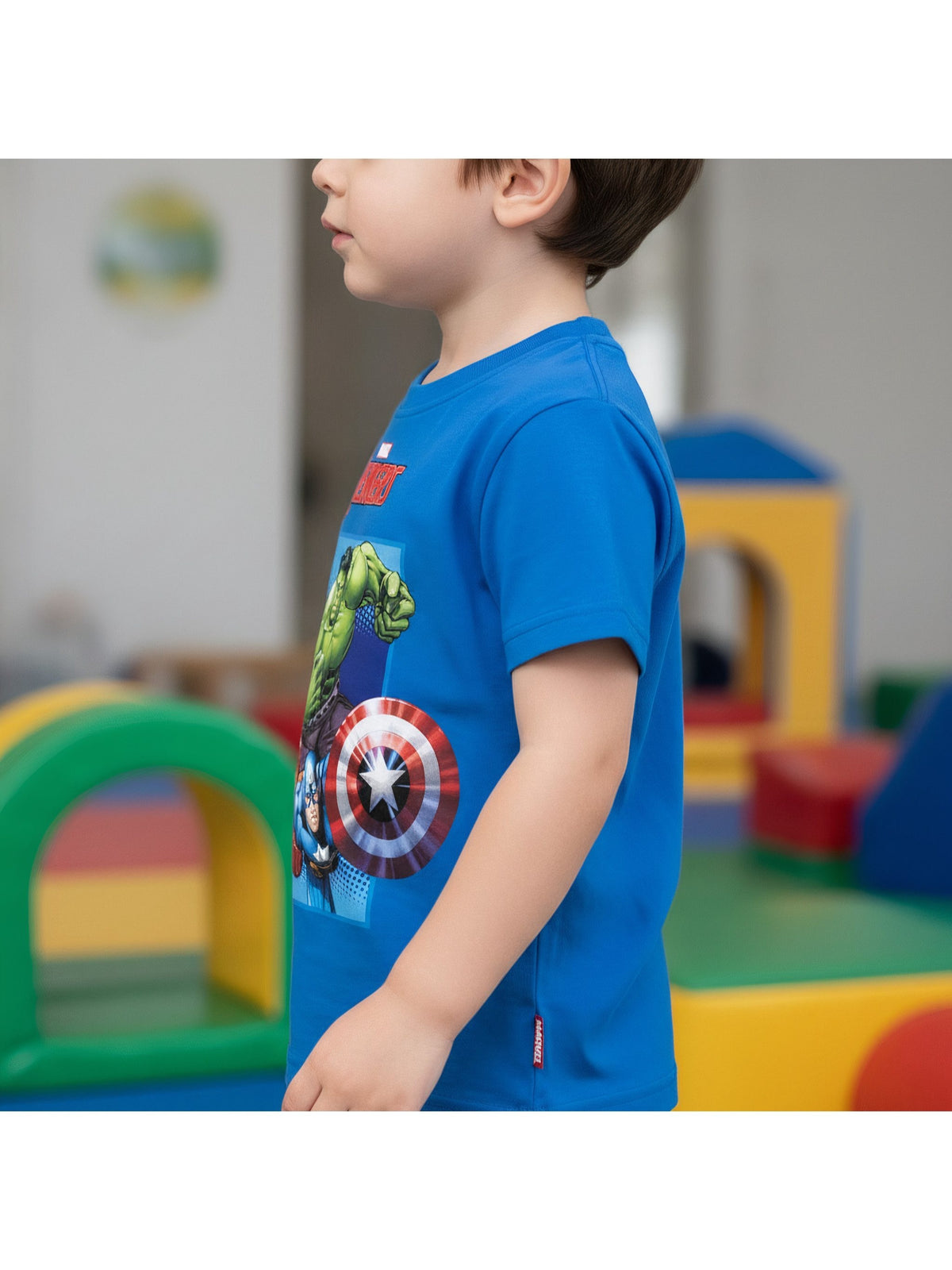 AVENGERS - Maglietta Ufficiale 100% Cotone per Bambini T-Shirt Abbigliamento Maglia Ragazzi HULK