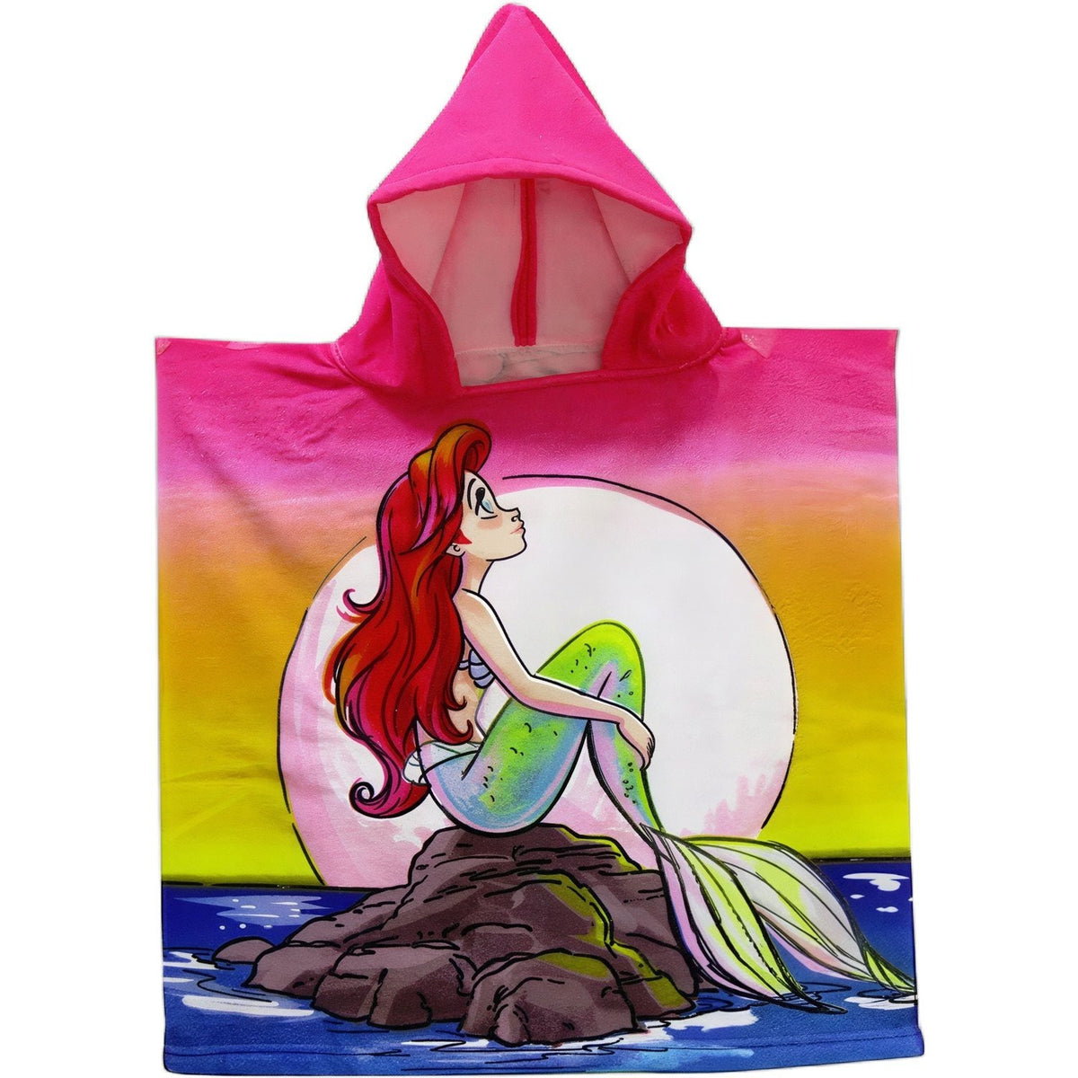 Poncho con cappuccio Asciugamano da spiaggia Mare e piscina Accappatoio in microfibra 55X90 cm asciugatura rapida, ultra