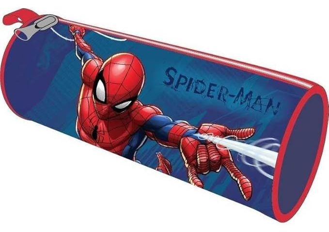 SPIDERMAN | Portapenne Astuccio Borsellino Scuola e Asilo  Bambini 21x7x6cm Spider-Man
