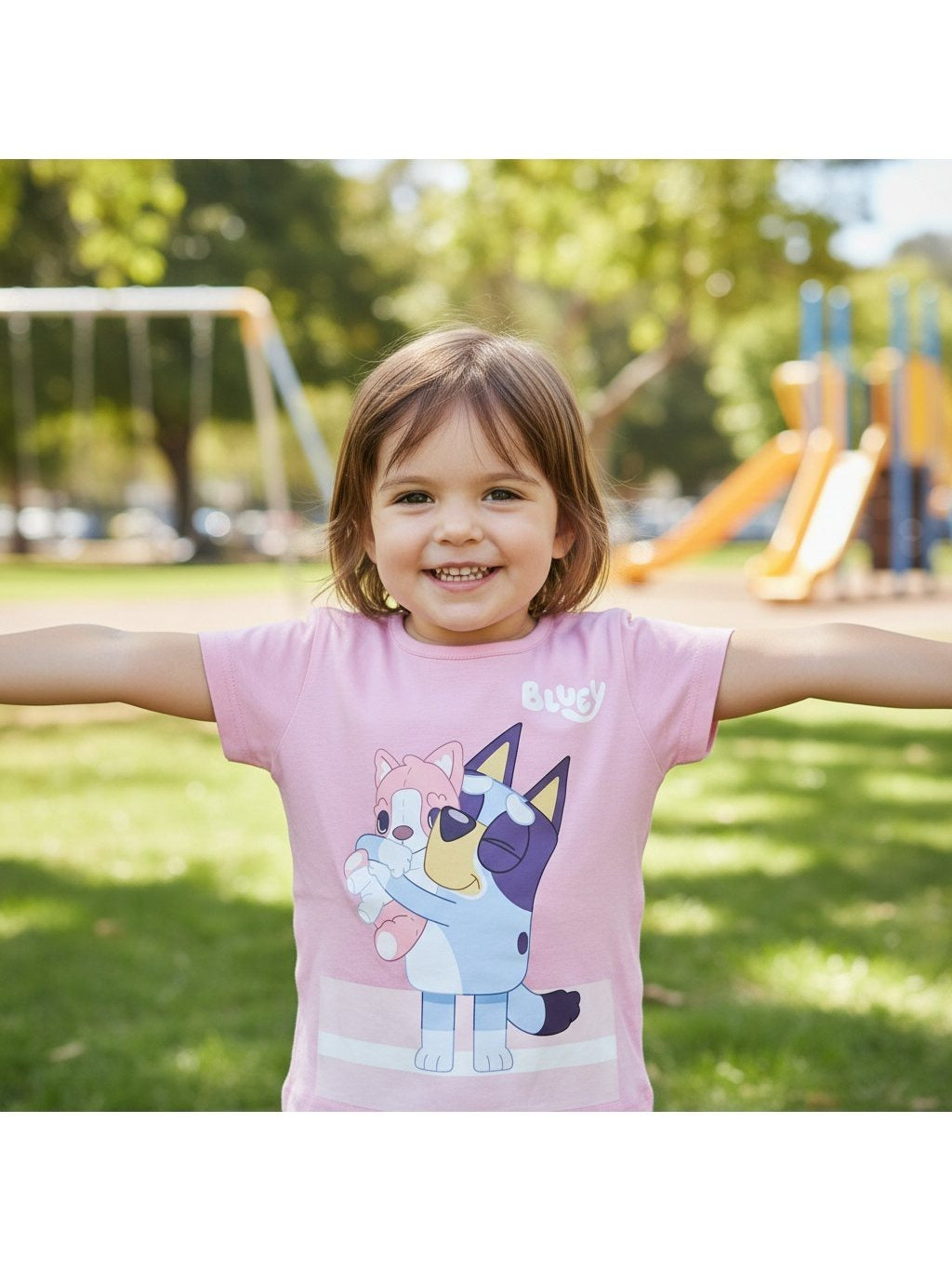 Maglietta 100% Cotone per Bambina Maglia T-Shirt Abbigliamento Ragazza