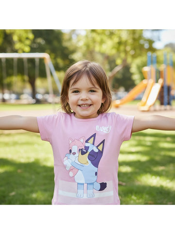 Maglietta 100% Cotone per Bambina Maglia T-Shirt Abbigliamento Ragazza