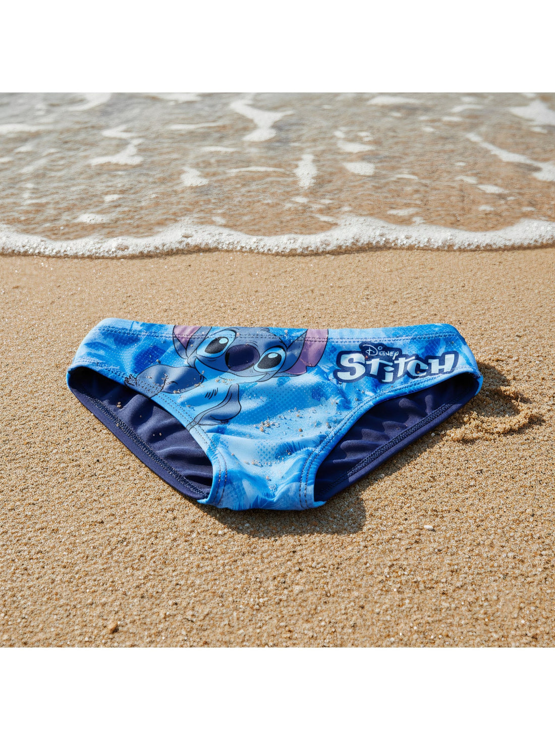 Costume da Bagno Mutandina Slip per Bambini e Ragazzi Boxer Parigamba per Mare e Piscina 3-4 Anni STITCH Blu