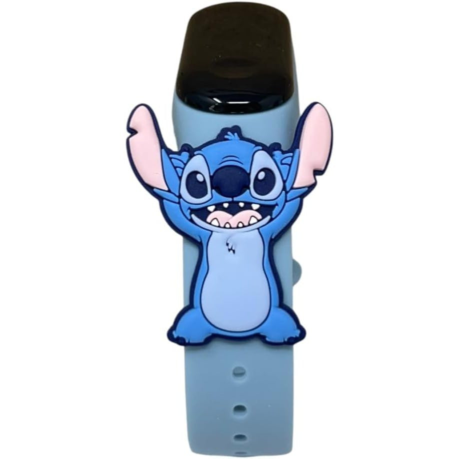 STITCH - Orologio digitale per Bambini Led con pin 3D