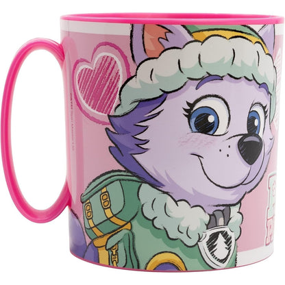 Tazza Bicchiere in plastica 350ml per Microonde con manico Bambini colazione Cuccioli Skye