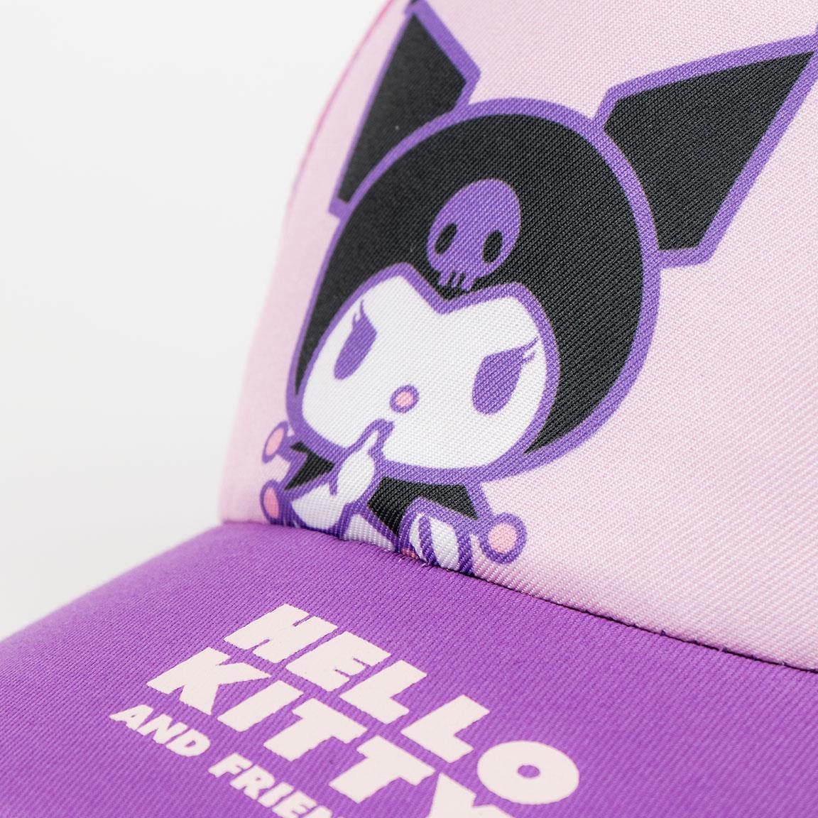 KUROMI - Cappello con Visiera da Ragazzo/Bambino Berretto da Baseball Regolabile - HELLO