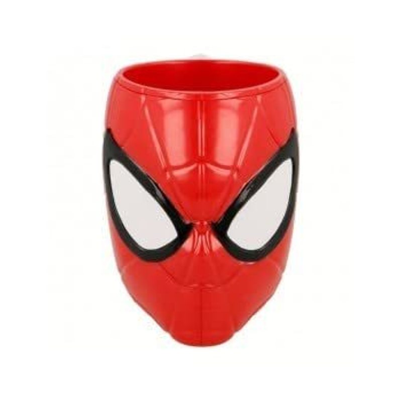Tazza 3D con forma personaggio PS in plastica 290ml con manico Bambini colazione BPA-free Spider