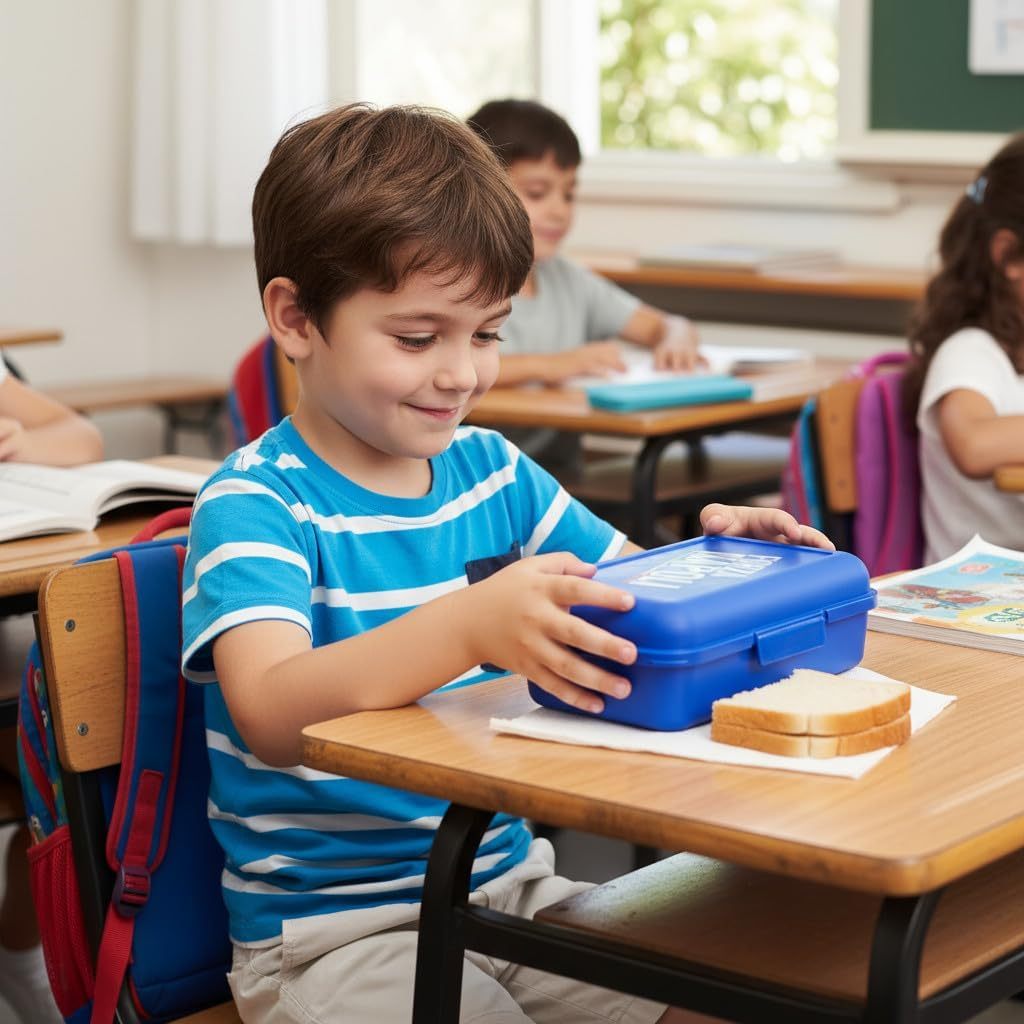NAPOLI | Contenitore Portapranzo Porta merenda Scatola Sandwich Box  Bambini Tifoso (Forza NAPOLI)