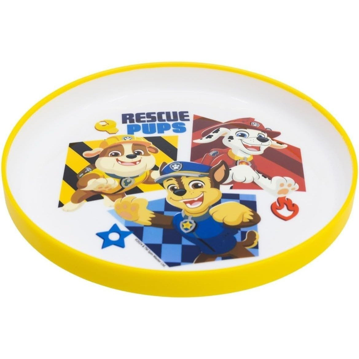 Set di stoviglie bicolore composto da 2 pezzi: Piatto e bicchiere per bambini con base antiscivolo